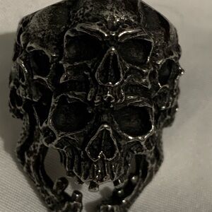 Men's Silver Skull Ring